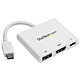 StarTech.com CDP2HDUACPW Estación de acoplamiento USB 3.0 (HDMI, USB 3.0 tipo C y A)
