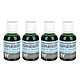 Thermaltake Premium Concentrate - Verde Lote de 4 botellas de colorante para refrigeración líquida