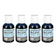 Thermaltake Premium Concentrate - Bleu Lot de 4 bouteilles de colorant pour watercooling