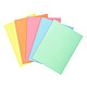 Exacompta Super 60 Sous chemises 60g Assortis x 250 Lot de 250 sous chemises en carte 60g format 22 x 31 cm assortis Pastel