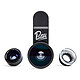 Pixter Pack Starter Pack 3 objectifs (macro, grand-angle, Fisheye) universels pour smartphone