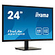 iiyama 24" LED - ProLite X2474HS-B1 1920 x 1080 pixels - 4 ms - Format large 16/9 - Full HD - Dalle VA - HDMI/DisplayPort/VGA - Noir