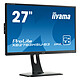 iiyama 27" LED - ProLite XB2783HSU-B3 1920 x 1080 pixels - 4 ms - Format large 16/9 - Full HD - Dalle AMVA+ - HDMI/DisplayPort/VGA - Hub USB - Noir