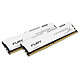 HyperX Fury White 16 GB (2x 8GB) DDR4 2133 MHz CL14 Kit de dos canales 2 tiras de RAM DDR4 PC4-17000 - HX421C14FW2K2/16 (garantía de 10 años de Kingston)