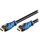 Goobay Premium High Speed HDMI with Ethernet (0.5 m) Câble HDMI 2.0 Ethernet mâle/mâle Premium compatible 3D et 4K@60Hz