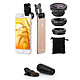 Akashi Kit photo 5-en-1 Juego de Smartphone con 4 lentes, clip universal, trípode y estuche de transporte