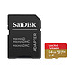 SanDisk Extreme microSDXC UHS-I U3 V30 64 Go + Adaptateur SD (SDSQXAF-064G-GN6MA) Carte mémoire MicroSDXC UHS-I U3 V30 A1 64 Go