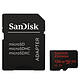 SanDisk Extreme microSDXC UHS-I U3 V30 128 Go + Adaptateur SD Carte mémoire MicroSDXC UHS-I U3 V30 A1 128 Go