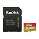 SanDisk Extreme Action Camera microSDHC UHS-I U3 V30 A1 32 Go + Adaptateur SD Carte mémoire MicroSDHC UHS-I U3 V30 A1 32 Go pour caméra sportive