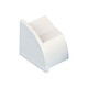 D-line EC22QSW/R Tapón recto para molduras decorativas semicirculares 22mm x 22mm - Blanco