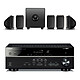 Yamaha MusicCast RX-V483 Noir + FOCAL SIB & CUB 3 JET BLACK Ampli-tuner Home Cinéma 5.1 3D avec HDMI 2.0, HDCP 2.2, Ultra HD 4K, Wi-Fi, Bluetooth, AirPlay et MusicCast + Pack d'enceintes 5.1