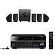 Yamaha MusicCast RX-V583 Noir + FOCAL SIB & CUB 3 JET BLACK Ampli-tuner Home Cinéma 7.2 3D avec Dolby Atmos, DTS:X, HDMI 2.0, HDCP 2.2, Upscaling Ultra HD 4K, Wi-Fi, Bluetooth, AirPlay et MusicCast + Pack d'enceintes 5.1