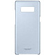 Samsung Clear Cover Azul Samsung Galaxy Note 8 Carcasa transparente para Samsung Galaxy Nota 8