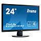 iiyama 24" LED - ProLite E2483HS-B3 1920 x 1080 pixels - 1 ms - Format large 16/9 - DisplayPort - HDMI - Noir