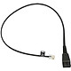 Jabra Link 180 Quick Disconnect Straight RJ10 cable for Jabra GN 2100, GN 2200 Duo and GN 2200 Mono