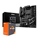 Kit Upgrade PC AMD Ryzen 5 1600X MSI X370 SLI PLUS Carte mère ATX Socket AM4 AMD X370 + CPU AMD R5 1600X (3.6 GHz)