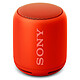 Sony SRS-XB10 Rouge Enceinte portable sans fil, IPX5, Extra Bass, NFC et Bluetooth
