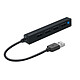 Speedlink Snappy Slim - Noir Hub 4 ports USB 2.0