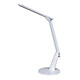 Ineo Design X-7 blanco Lámpara LED de mesa con cabezal giratorio - 1800 Lux - con puerto de carga USB - Color blanco