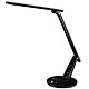 Ineo Design X-7 Negro Lámpara LED de mesa con cabezal giratorio - 1800 Lux - con puerto de carga USB - Color negro