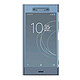 Sony Style Cover Touch SCTG50 Bleu/Gris Sony Xperia XZ1 Etui avec rabat latéral transparent tactile pour Sony Xperia XZ1