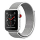 Apple Watch Series 3 GPS + Cellular Aluminium Argent Sport Coquillage 42 mm Montre connectée - Aluminium - Etanche 50 m - GPS/GLONASS - Cardiofréquencemètre - Ecran Retina OLED 390 x 312 pixels - Wi-Fi/Bluetooth 4.2 - watchOS 4 - Bracelet Boucle Sport 42 mm