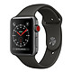 Apple Watch Series 3 GPS + Cellular Aluminium Gris Sport Gris 38 mm Montre connectée - Aluminium - Etanche 50 m - GPS/GLONASS - Cardiofréquencemètre - Ecran Retina OLED 340 x 272 pixels - Wi-Fi/Bluetooth 4.2 - watchOS 4 - Bracelet Sport 38 mm