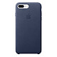 Acheter Apple Coque en cuir Bleu nuit Apple iPhone 8 Plus / 7 Plus