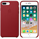 Apple funda en cuero (PRODUCT)RED Apple iPhone 8 Plus / 7 Plus Funda de piel para Apple iPhone 8 Plus / 7 Plus