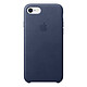 Comprar Apple Carcasa de cuero azul noche Apple iPhone 8 / 7