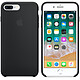 Apple Coque en silicone Noir Apple iPhone 8 Plus / 7 Plus Coque en silicone pour Apple iPhone 8 Plus / 7 Plus