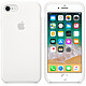 Apple Coque en silicone Blanc Apple iPhone 8 / 7 Coque en silicone pour Apple iPhone 8 / 7