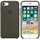 Apple Coque en silicone Olive Sombre Apple iPhone 8 / 7  Coque en silicone pour Apple iPhone 8 / 7