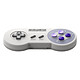 8Bitdo SNES30 Manette filaire ou sans fil pour Windows, Android, MacOS, Switch, Wii, Wii U