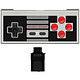 8Bitdo NES30 + récepteur NES Manette rétrogaming sans fil (Bluetooth) pour console Nintendo NES