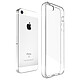 Qdos Hybrid iPhone SE/5s/5 Coque de protection transparente en polycarbonate avec traitement anti-rayures et bords flexibles pour iPhone SE/5s/5
