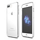 Qdos Hybrid iPhone 6 Plus/6s Plus/7 Plus/8 Plus Coque de protection transparente en polycarbonate avec traitement anti-rayures et bords flexibles pour iPhone 6 Plus/6s Plus/7 Plus/8 Plus