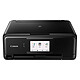 Canon PIXMA TS8150 Negro Impresora multifunción de inyección de tinta en color 3 en 1 con pantalla táctil (USB / Nube / Wi-Fi / Bluetooth / Tarjeta SD)