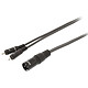 Sweex cable estéreo XLR / 2x RCA macho/macho Gris - 10 m Cable estéreo XLR 3p macho - 2x RCA macho