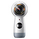 Samsung Gear 360° Blanc (SM-R210) Caméra de réalité virtuelle 4K à 360° compatible Gear VR, Galaxy S7, S7 Edge, S8, S8+, iPhone 6s, 6s+, 7, 7+, SE