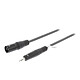 Sweex cable estéreo XLR / Jack 3.5 mm macho/macho Gris - 1.5 m Cable XLR simple 3p Macho - Jack 3.5 mm Macho