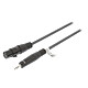 Sweex cable estéreo XLR / Jack 3.5 mm hembra/macho Gris - 1 m XLR 3p Hembra - Jack 3.5 mm Macho