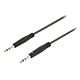Sweex cable estéreo Jack 6.35 mm macho/macho Gris - 1.5 m Enchufe de cable estéreo de 6,35 mm macho a macho