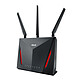 ASUS RT-AC86U Router inalámbrico WiFi AC Dual Band 2900 Mbps (750+2167) MU-MIMO con 4 puertos LAN 10/100/1000 Mbps + 1 puerto WAN 10/100/1000 Mbps