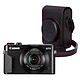 Canon PowerShot G7 X Mark II Premium Kit Appareil photo 20.1 MP - Zoom optique 4.2x - Vidéo Full HD - Écran LCD tactile et inclinable - Wi-Fi - NFC + Étui souple
