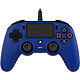 Nacon Gaming Compact Controller Bleu Manette gaming filaire pour PlayStation 4