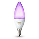 Philips Hue White & Color Ambiance Flamme E14 Ampoule intelligente E14 - Compatible avec le système Hue