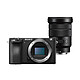 Obiettivo Sony Alpha 6500 18-105 mm Fotocamera ibrida da 24.2 MP - Messa a fuoco 4D - Stabilizzazione a 5 assi - Touchscreen inclinabile da 3" - Video 4K - Wi-Fi/Bluetooth/NFC Obiettivo 18-105mm f/4