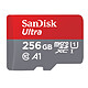 SanDisk Ultra Android microSDXC 256 Go + Adaptateur SD Carte mémoire microSDXC UHS-I A1 256 Go avec adaptateur SD