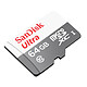 SanDisk Ultra Android microSDXC 64 Go + adaptateur SD Carte microSDXC UHS-I U1 pour Android 64 Go